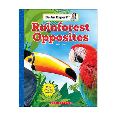 英文原版 Rainforest Opposites 雨林里的反义词 成为专家系列 英文版 进口英语原版书籍