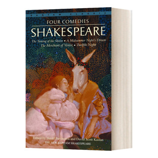 Taming Shrew Four The Classics 进口英语书籍 英文原版 Bantam Comedies 戏剧 莎士比亚四大喜剧 the 英文版 威廉莎士比亚