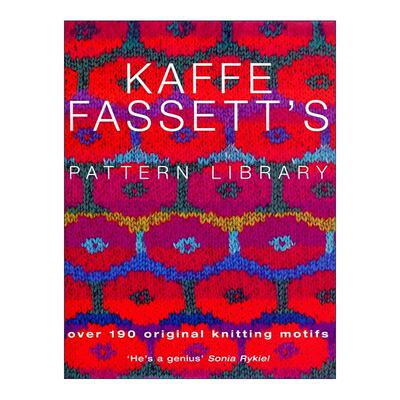 英文原版 Kaffe Fassett's Pattern Library 凯菲·法赛特 拼布艺术大师的编织图案设计指南 精装 英文版 进口英语原版书籍