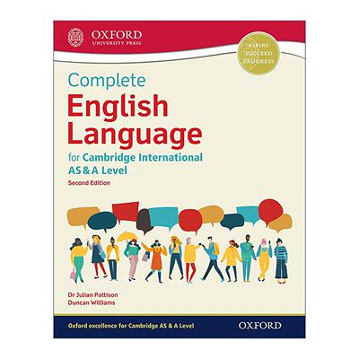英文原版 Complete English Language For Cambridge International AS And A Level Student Book 牛津剑桥国际考试教材 英语语言