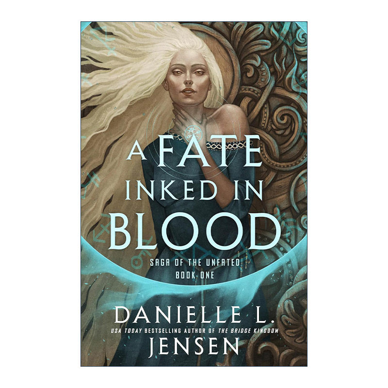 英文原版 A Fate Inked in Blood Saga of the Unfated 01 血染的命运 亡者传奇系列1 奇幻冒险小说 英文版 进口英语原版书籍