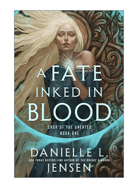 英文原版 A Fate Inked in Blood Saga of the Unfated 01 血染的命运 亡者传奇系列1 奇幻冒险小说 英文版 进口英语原版书籍