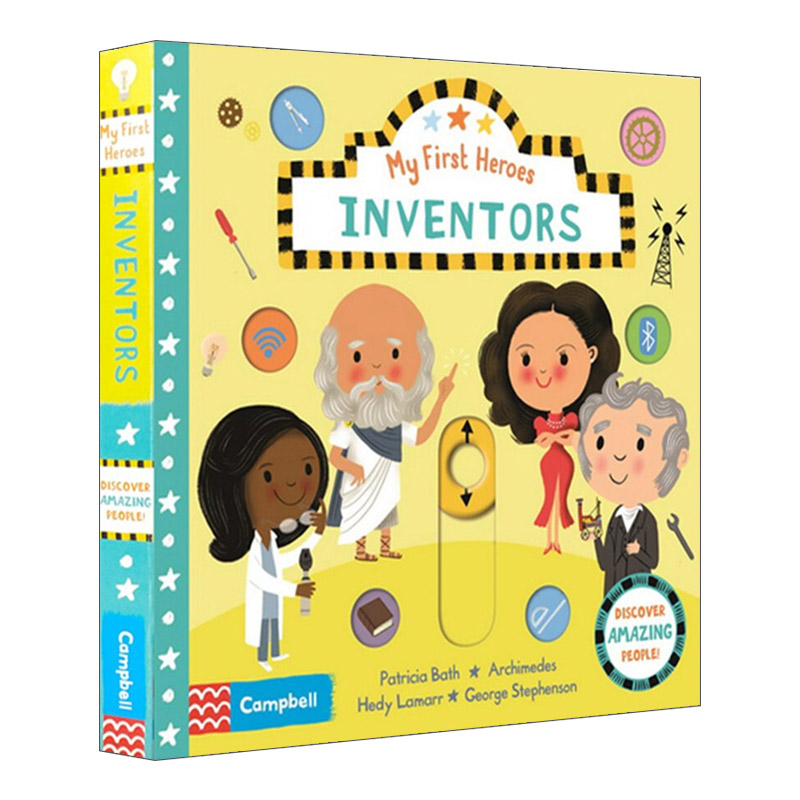 英文原版 My First Heroes Inventors 发明家 纸板书 绘本 英文版 进口英语原版书籍儿童图书