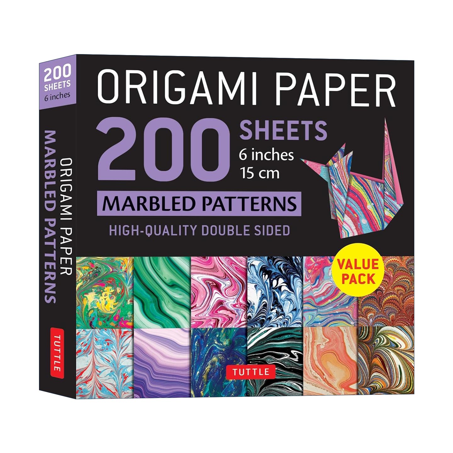 英文原版 Origami Paper 200 sheets Marbled Patterns 6
