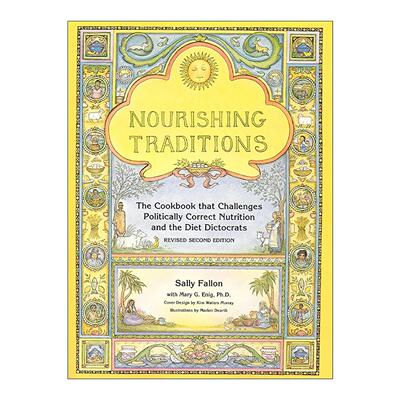 英文原版 Nourishing Traditions 营养传统 全脂 发酵 生食的科学食谱 英文版 进口英语原版书籍