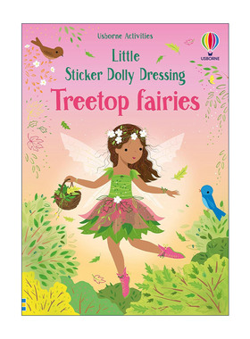 英文原版 Little Sticker Dolly Dressing Treetop Fairies 多莉贴纸 树梢仙子 英文版 进口英语原版书籍