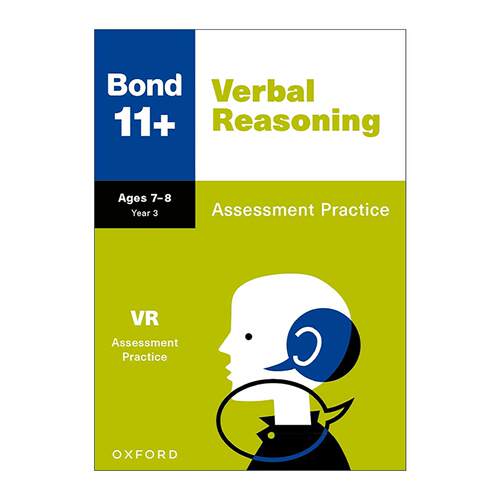 英文原版 Bond 11+ Assessment Practice Verbal Reasoning 7-8 牛津邦德英国小升初文字推理评估试卷练习 英文版 进口英语原版书
