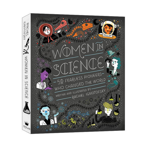 英文原版 Women in Science 杰出女科学家 小学生STEM课外科普百科读物 纸板书 0-3岁幼儿英语启蒙 英文版 进口英语原版书籍