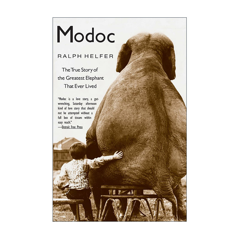 英文原版 Modoc 走吧 莫 一头大象的真实故事 英文版 进口英语原版书籍