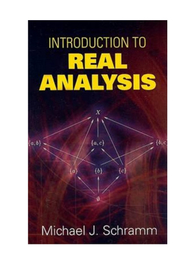 英文原版 Introduction to Real Analysis 实变函数导论 Michael Schramm 英文版 进口英语原版书籍