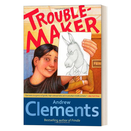 英文原版 Troublemaker  麻烦制造者 Andrew Clements 英文版 进口英语原版书籍