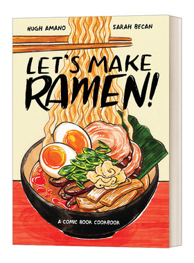 英文原版 Let's Make Ramen A Comic Book Cookbook 做拉面吧 漫画食谱 英文版 进口英语原版书籍