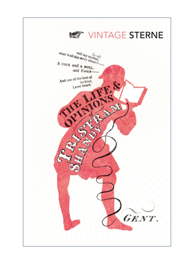 英文原版 The Life and Opinions of Tristram Shandy Gentleman 项狄传 劳伦斯·斯特恩 Vintage经典系列 进口英语原版书籍