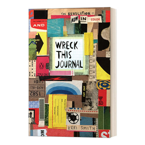 英文原版 Wreck This Journal Now in Color 玩坏这本书 创新从破坏开始 英文版 进口英语原版书籍
