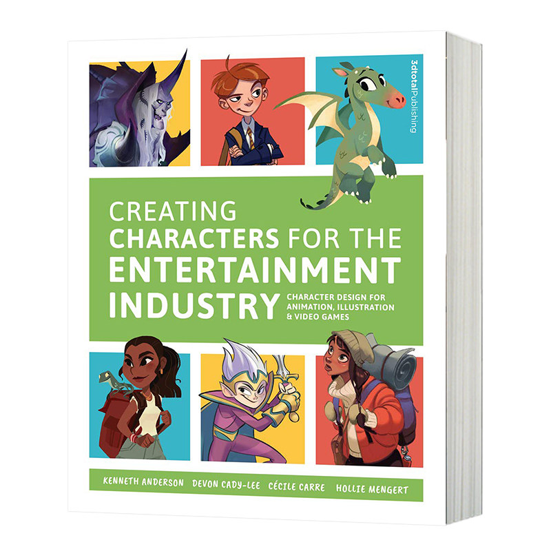 Creating Characters for the Entertainment Industry 英文原版 为娱乐业创造角色 欧美ACG角色设计 英文版进口原版英语书籍