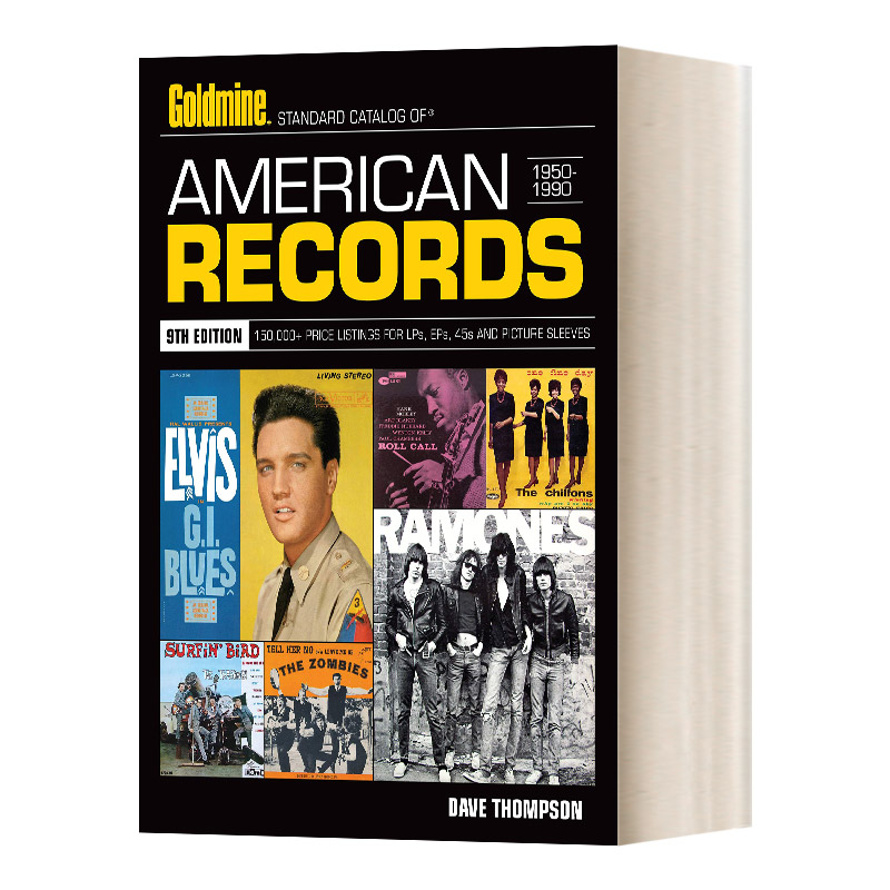 英文原版 Standard Catalog of American Records 1950-1990 1950-1990年美国唱片标准目录 英文版 进口英语原版书籍