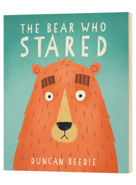 The Bear Who Stared 英文原版绘本 盯盯熊 胆小的熊 亲子绘本 低幼童书 环保意识培养儿童图书