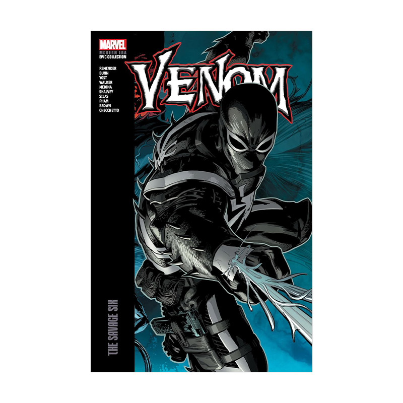 英文原版 Venom Modern Era Epic Collection The Savage Six 毒液现代史诗珍藏集 野蛮六人组 漫威漫画 Dan Slott 进口英语书籍