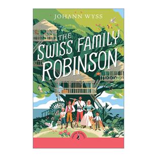 英文原版 The Swiss Family Robinson 瑞士人罗宾逊一家 海角一乐园  Puffin海雀儿童经典系列 英文版 进口英语原版书籍