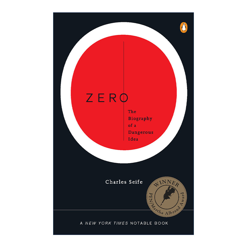 英文原版 Zero 神奇的数字零 对宇宙与物理的数学解读 Charles Seife 英文版 进口英语原版书籍
