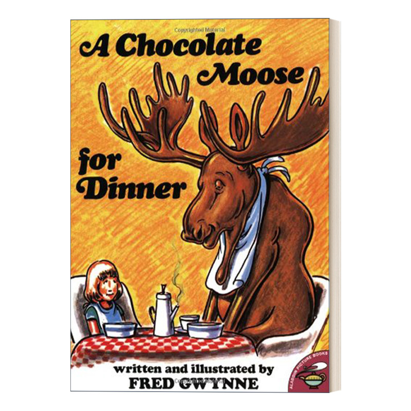 英文原版 A Chocolate Moose for Dinner驯鹿吃晚餐国际阅读协会美国童书理事会儿童图书英文版进口英语原版书籍