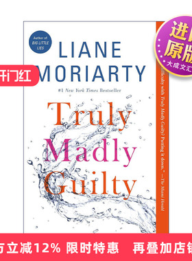 英文原版 Truly Madly Guilty 因为是你 委实疯狂之罪女性 友谊主题小说 大小谎言作者Liane Moriarty 英文版 进口英语原版书籍