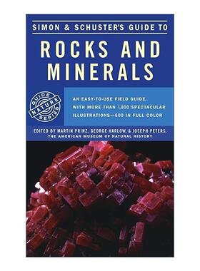 英文原版 Simon & Schuster's Guide to Rocks & Minerals 岩石和矿物指南 西蒙舒斯特 英文版 进口英语原版书籍