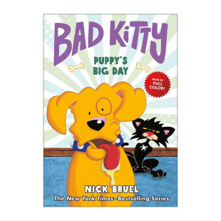全彩版 Kitty Big 英文原版 坏猫咪 精装 英文版 章节书 Puppy 大日子 小狗 书籍 进口英语原版 Day Bad