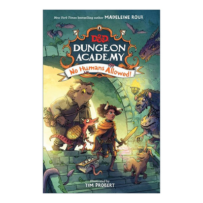 英文原版 Dungeons&Dragons Dungeon Academy No Humans Allowed 龙与地下城 地下城学院之人类禁止进入 章节书 英文版 进口英语书
