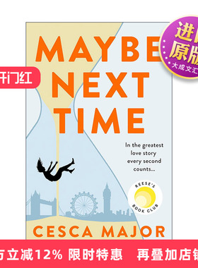 英文原版 Maybe Next Time 也许下次 Cesca Major畅销时光轮回小说 英文版 进口英语原版书籍