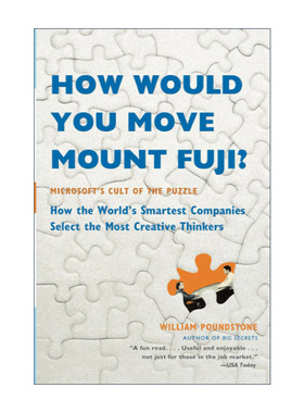 英文原版 How Would You Move Mount Fuji 微软的选秀秘密 威廉·庞德斯通 如何移动富士山 英文版 进口英语原版书籍