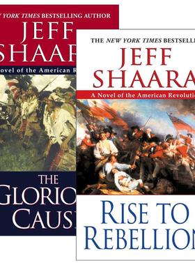 英文原版 The American Revolutionary War 美国独立战争系列2册 Jeff Shaara 英文版 进口英语原版书籍