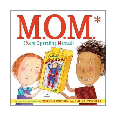 英文原版 Mom Operating Manual 我这样爱妈妈 精装图画书 朵琳·克罗宁 英文版 进口英语原版书籍