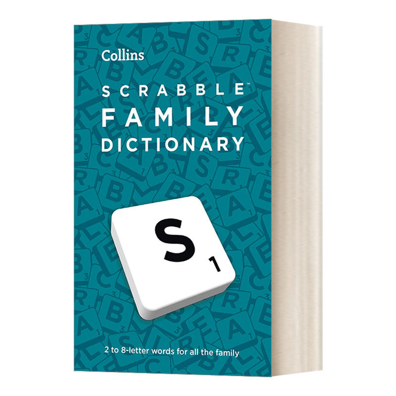 英文原版 Collins Scrabble Family Dictionary 柯林斯拼字词典 英文版 进口英语原版书籍