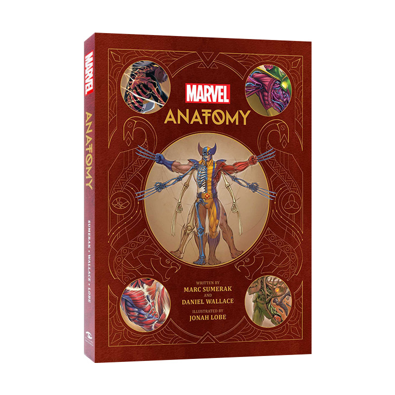 英文原版 Marvel Anatomy A Scientific Study of the Superhuman 漫威超人类解剖学画册 精装 英文版 进口英语原版书籍