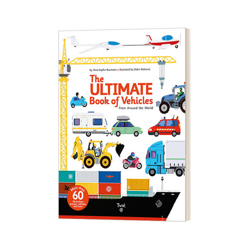 英文原版 The Ultimate Book of Vehicles 终极车辆之书 立体翻翻科普绘本 英文版 进口英语原版书籍