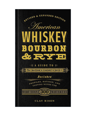 英文原版 American Whiskey  Bourbon & Rye 美国威士忌工艺发展历程 精装 英文版 进口英语原版书籍