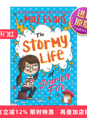 英文原版 The Stormy Life of Scarlett Fife 斯嘉丽法夫的风雨飘摇生活 章节桥梁书 The Exploding Life of Scarlett Fife 3