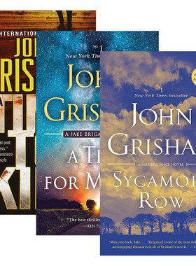 英文原版小说 Jake Brigance Book 1-3册 杀戮时刻 锡卡莫尔街 宽恕时刻 John Grisham约翰·格里森姆 英文版 进口英语原版书籍