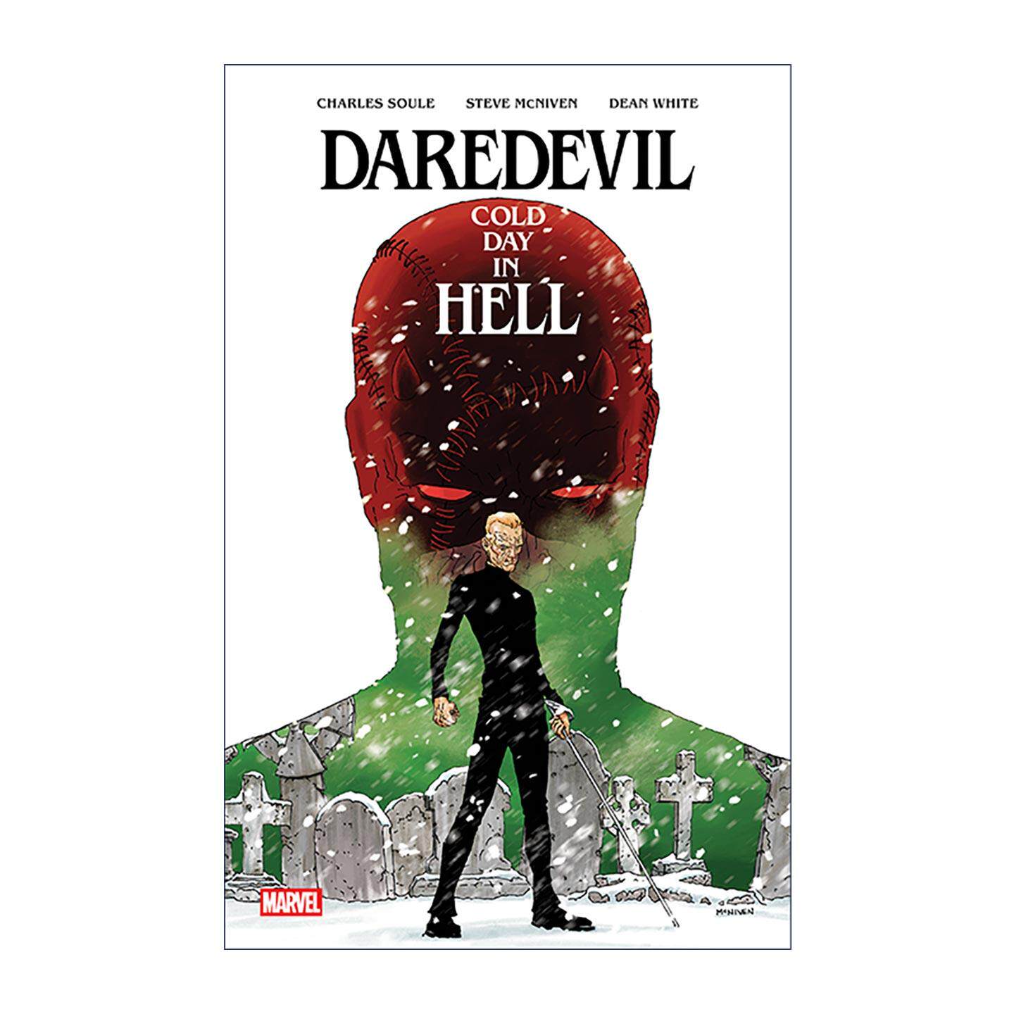 英文原版 Daredevil Cold Day In Hell 超胆侠 夜魔侠 冰封地狱 1-3卷合集 漫威漫画 精装 英文版 进口英语原版书籍