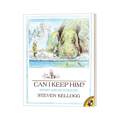 英文原版绘本 Can I Keep Him 我可以养它吗 2-5岁儿童宠物主题绘本 Steven Kellogg 英文版 进口英语原版书籍