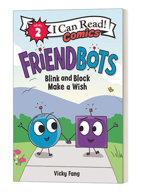英文原版 Friendbots Blink and Block Make a Wish 朋友机器人 许个愿 英文版 进口英语原版书籍