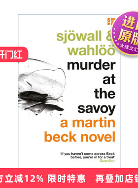 英文原版 Murder at the Savoy 萨伏大饭店 马丁·贝克探案系列6 马伊·舍瓦尔 佩尔·瓦勒 英文版 进口英语原版书籍