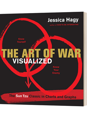 英文原版 The Art of War Visualized 用图表解读 孙子兵法 英文版 进口英语原版书籍
