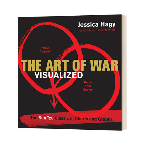 英文原版 The Art of War Visualized 用图表解读 孙子兵法 英文版 进口英语原版书籍