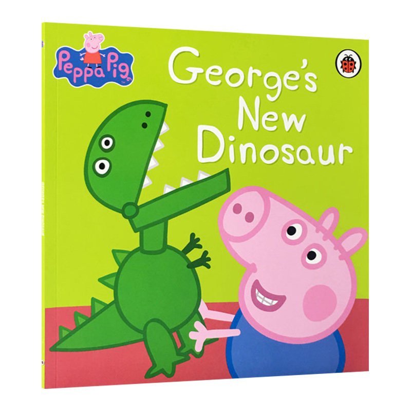 英文原版绘本 小猪佩奇 乔治的新恐龙 peppa pig georges new