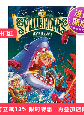 英文原版 Spellbinders 02 Break the Game 咒语系列2 打破游戏平衡 儿童奇幻冒险小说 Andrew Auseon 英文版 进口英语原版书籍
