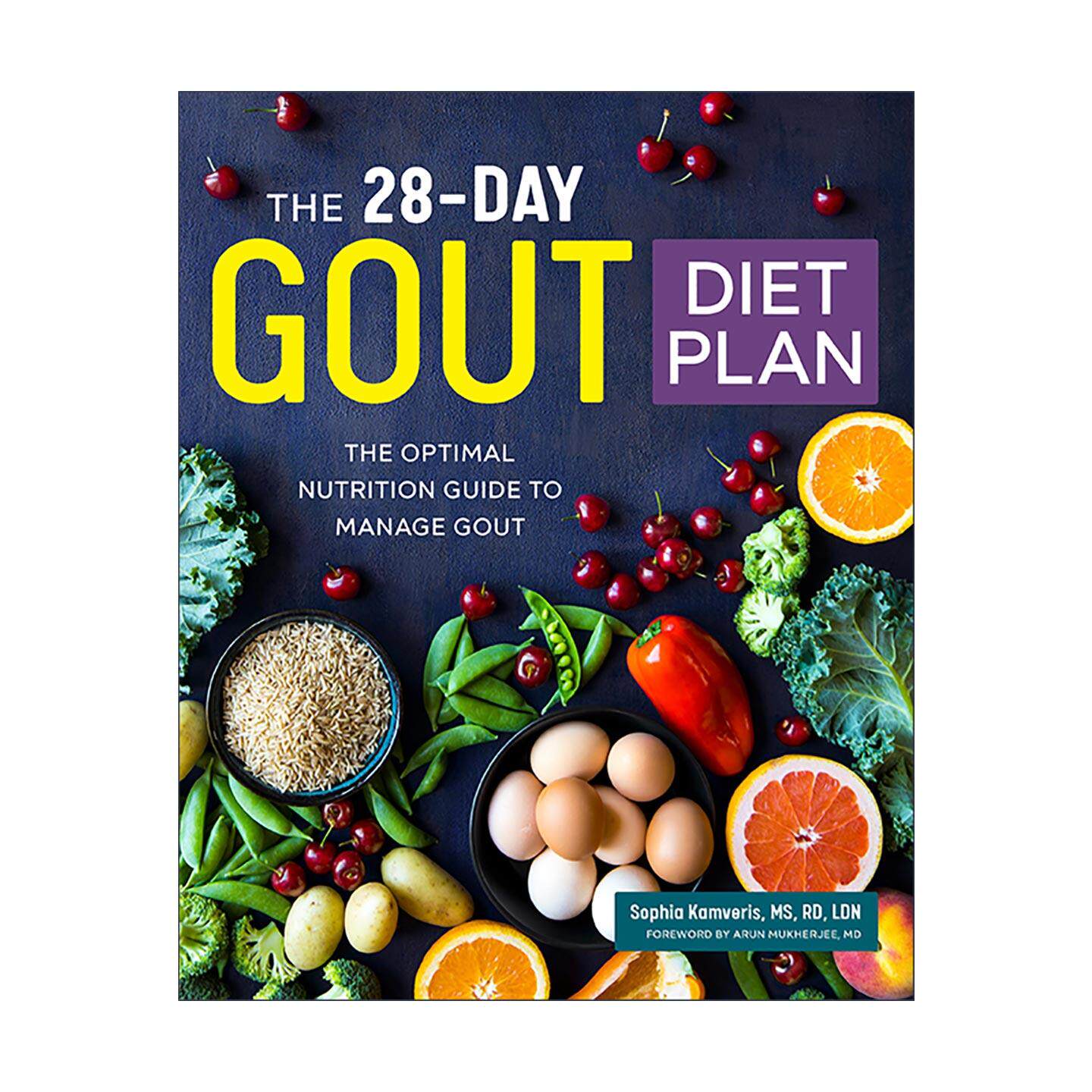 英文原版 The 28-Day Gout Diet Plan 28天缓解痛风饮食计划 营养膳食烹饪指南 健康食谱 英文版 进口英语原版书籍