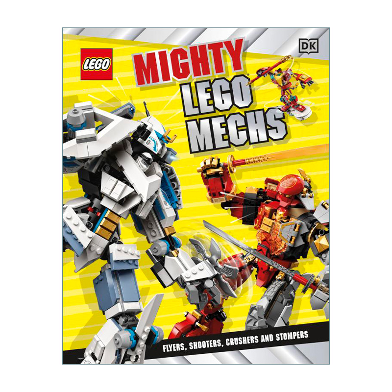 英文原版 Mighty LEGO? Mechs强大的机甲儿童益智游戏精装英文版进口英语原版书籍