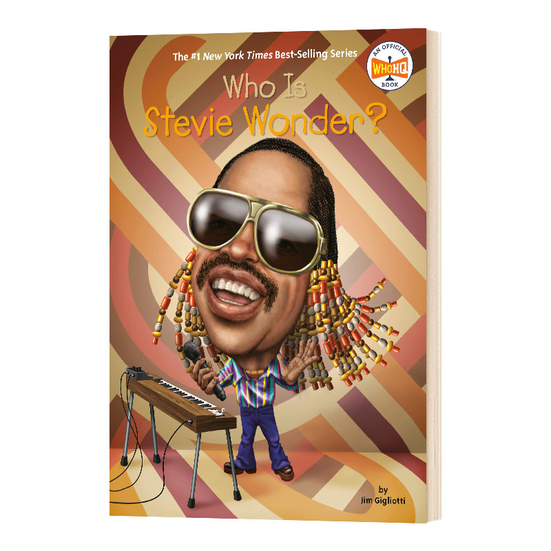 英文原版 Who Is Stevie Wonder 谁是史蒂夫.汪达 儿童故事阅读 英文版 进口英语原版书籍